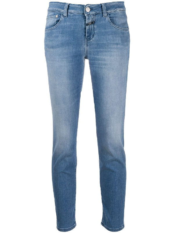 Closed Bleach Wash Skinny Jeans In Blue ModeSens