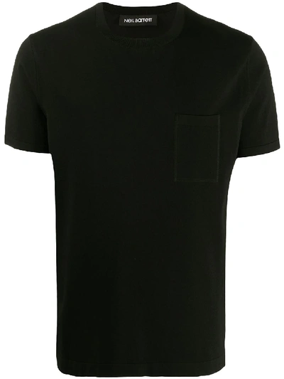 Shop Neil Barrett Travel Techno Pocket T-shirt In Black