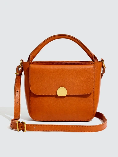 Shop Madewell The Mini Abroad Crossbody Bag In Brown