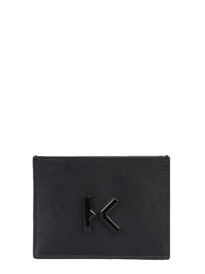 Shop Kenzo Card Holder With Logo In Nero