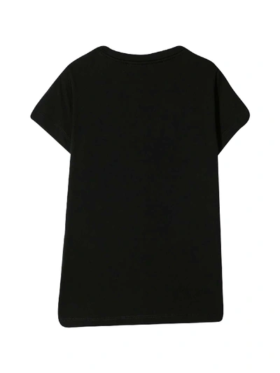 Shop Balmain Black T-shirt In Nero/argento