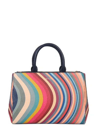 Shop Paul Smith Swirl Tote Bag In Multicolor