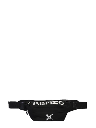 Shop Kenzo Belt Bag With Logo In Nero