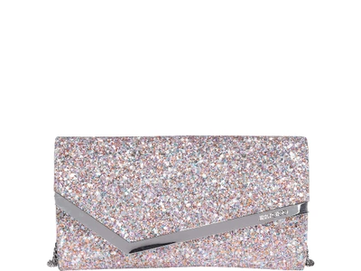 Shop Jimmy Choo Emmie Pochette In Pink