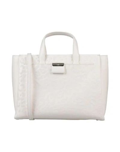 Shop Cavalli Class Handbags In White
