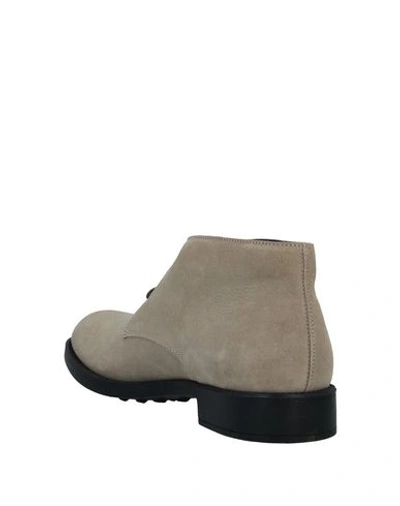 Shop Tod's Boots In Light Grey