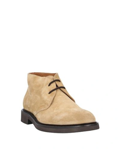 Shop Doucal's Ankle Boots In Beige