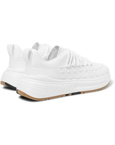 Shop Bottega Veneta Man Sneakers White Size 6.5 Soft Leather