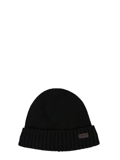 Shop Barbour Beanie Hat In Black