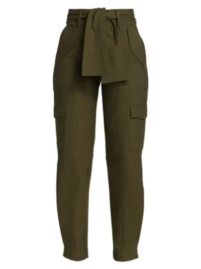 Shop Derek Lam 10 Crosby Elian Utility Pants In Army