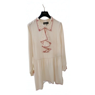 Pre-owned Zadig & Voltaire Beige Silk Dress
