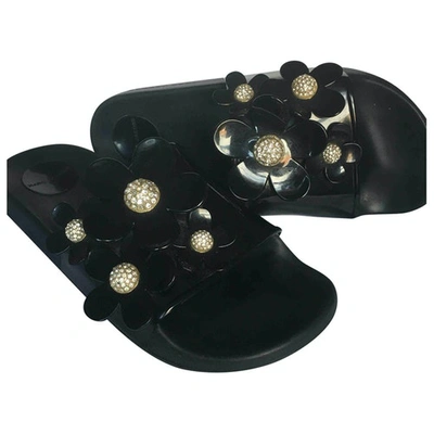 Pre-owned Marc Jacobs Black Rubber Sandals