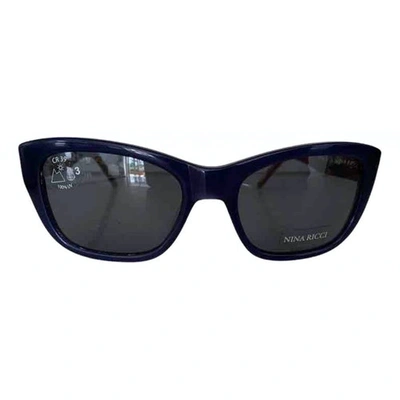 Pre-owned Nina Ricci Blue Sunglasses