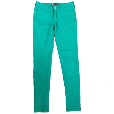 Pre-owned Levi's Slim Jeans In Turquoise