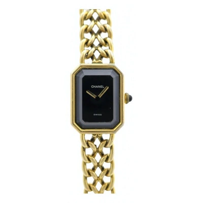 Pre-owned Chanel Premiã¨re Gold Gold Plated Watch