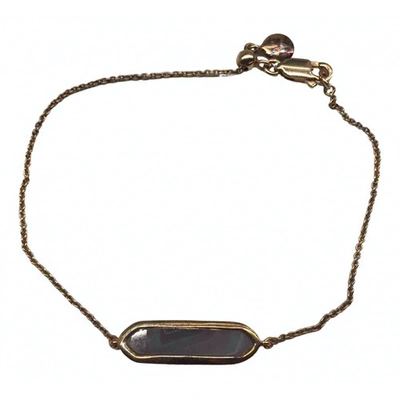 Pre-owned Monica Vinader Grey Pink Gold Bracelet