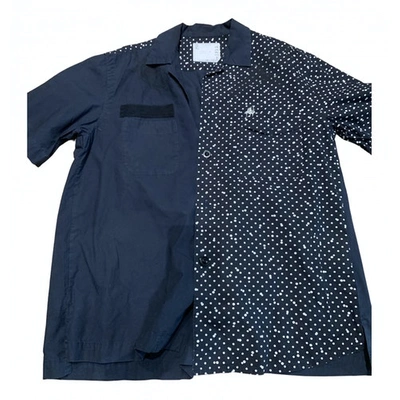 Pre-owned Sacai Shirt In Navy