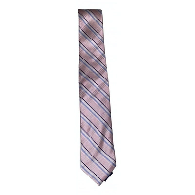 Pre-owned Tommy Hilfiger Silk Tie In Multicolour