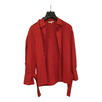 Pre-owned Maje Red Cotton  Top