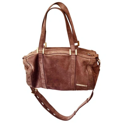 Pre-owned Delvaux Handbag In Brown