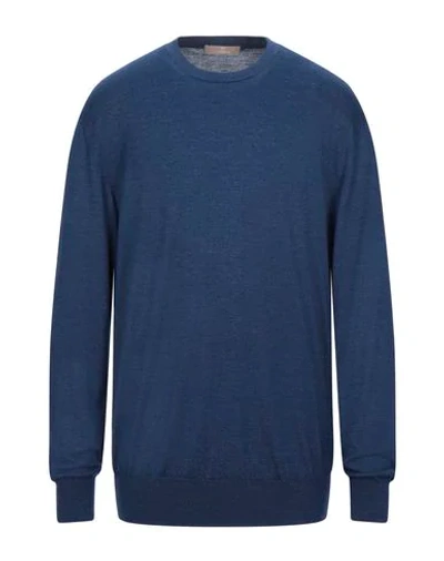 Cruciani Sweaters In Bright Blue
