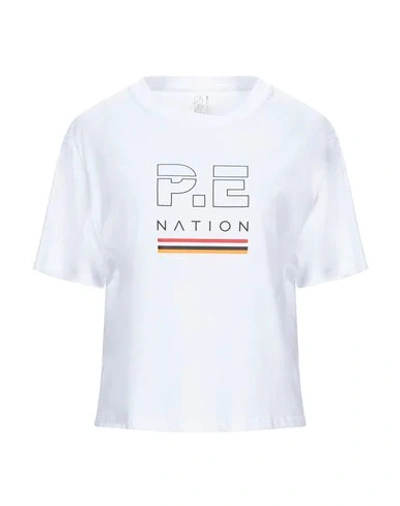 Shop P.e Nation Athletic Tops In White