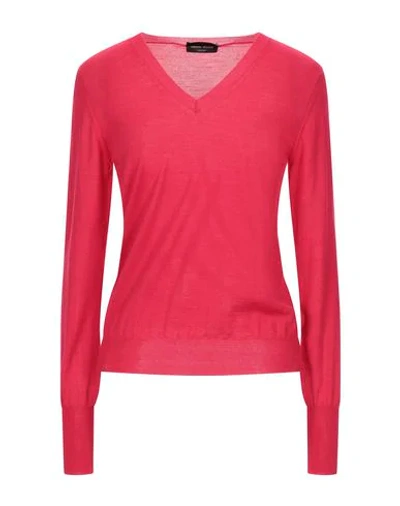 Roberto Collina Sweaters In Garnet