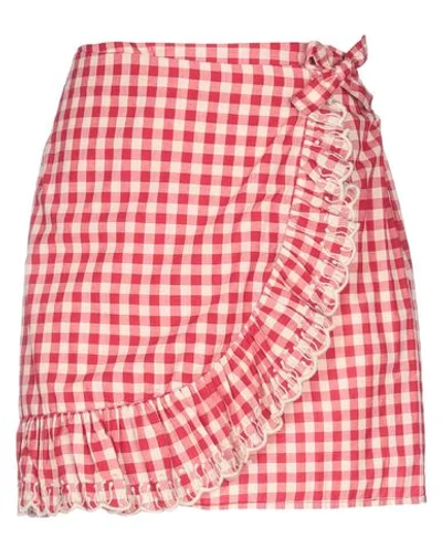 Shop Swildens Mini Skirt In Red