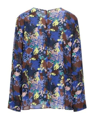 Shop Sportmax Code Blouses In Blue