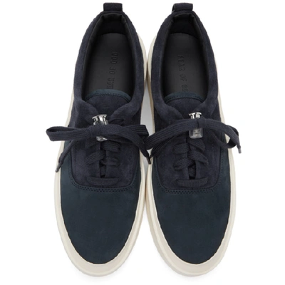 Shop Fear Of God Blue Suede 101 Sneakers In Navy515