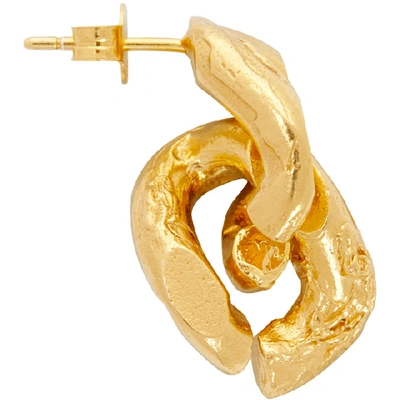 Shop Alighieri Gold The Fractured Link Earrings