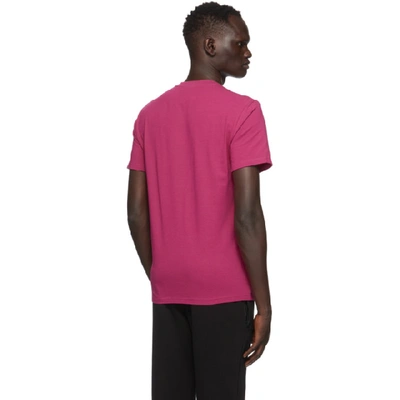 Shop Moschino Pink Uomo T-shirt In A1244 Vio