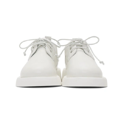 Shop Marsèll White Gomme Gommello Derbys In 111 White