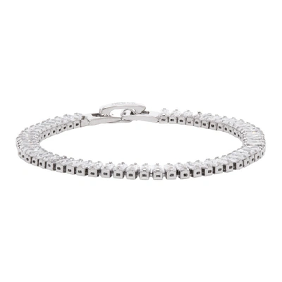 Shop Numbering Silver #1530 Crystal Bracelet
