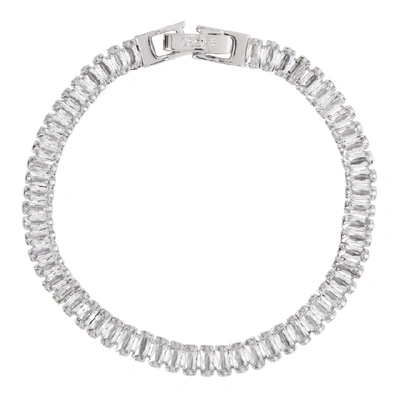Shop Numbering Silver #1530 Crystal Bracelet