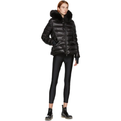 Shop Moncler Grenoble Black Down Armonique Puffer Jacket In 999 Black