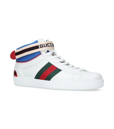 Shop Gucci Ace High-top Sneakers