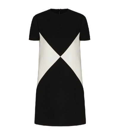 Shop Valentino Colour-block Mini Dress