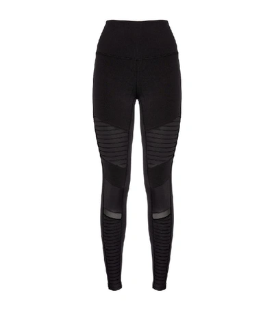 Shop Alo Yoga Moto High-waist Leggings