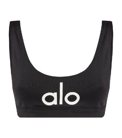 Shop Alo Yoga Ambient Logo Bra