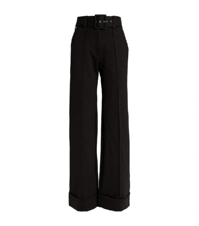 Shop Victoria Victoria Beckham Belted Trousers