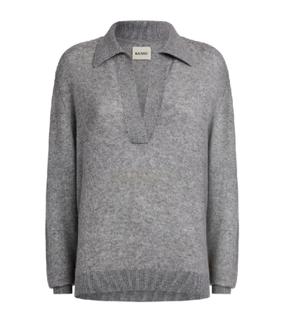 Shop Khaite Jo Collared Sweater