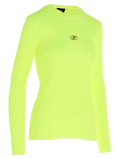 Shop We11 Done We11done Women's Yellow Polyester Sweater