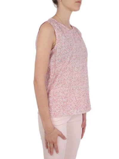 Shop Robert Friedman Women's Pink Cotton Tank Top