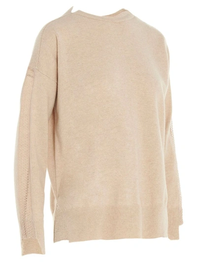 Shop Stella Mccartney Women's Beige Cashmere Sweater