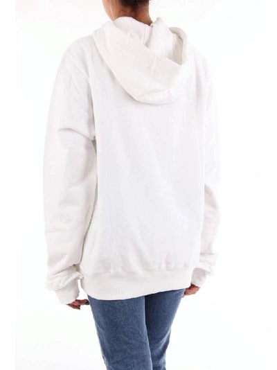 Shop Philosophy Women's White Cotton Sweatshirt