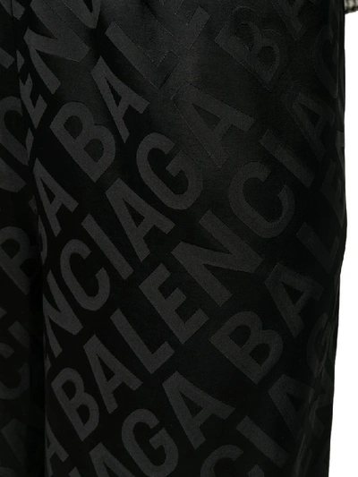 Shop Balenciaga Women's Black Viscose Pants