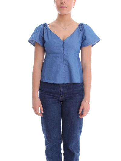 Shop Molly Bracken Women's Blue Polyester Top