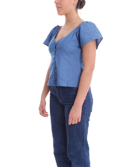 Shop Molly Bracken Women's Blue Polyester Top