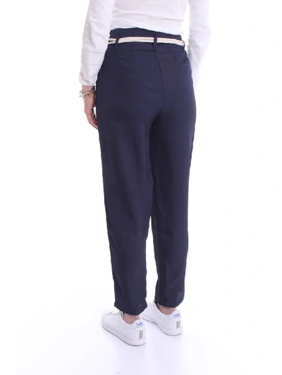 Shop Molly Bracken Women's Blue Polyester Pants